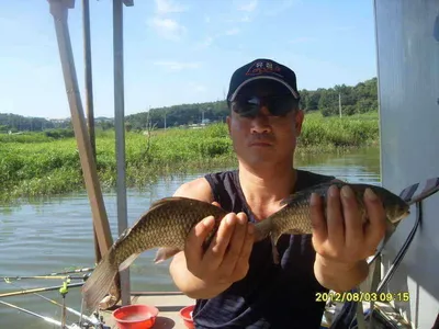 당진"가교리지"상류에서 중 하류 좌대 이동배치