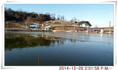 충남 아산 월선낚시터 12월 27일날 스케치