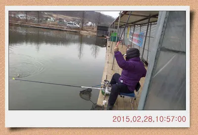 충남 아산 월선낚시터 2월 28일날 스케치
