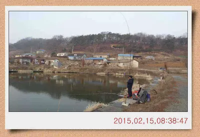 충남 아산 월선낚시터 2월 15일자 스케치