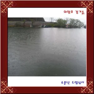 의암호 강기슭 소문난 드림낚시입니다.