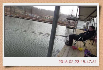 충남 아산 월선낚시터 2월 25일자 스케치