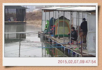 충남 아산 월선낚시터 2월 7일자 스케치