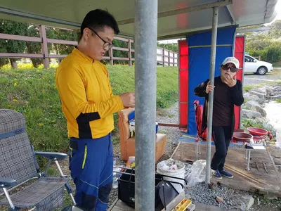 경기도 안성 거청낚시터 붕어조황  9 얼  29