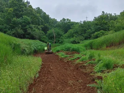 돌감낚시터 포인트 작업 중입니다.