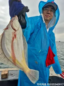 22일)오전 왕도다리 참가자미 조황입니다