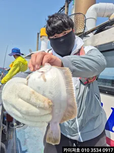 20일)오전 도다리참가자미 타작 조황 ~