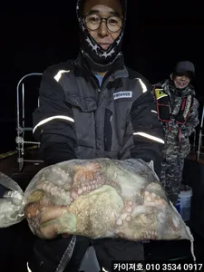 24일 야간 돌문어 조황!