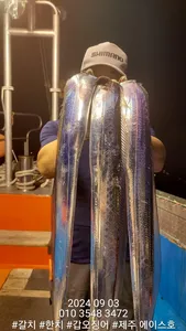 제주에이스호!!(2일)대갈치조황입니다.문의010 3548 3472~010 3860 3472