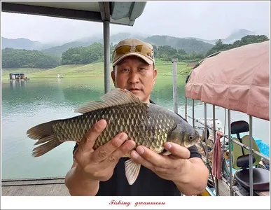 돌감 38 cm..36 cm..35 cm..제일 낚시터 현황..