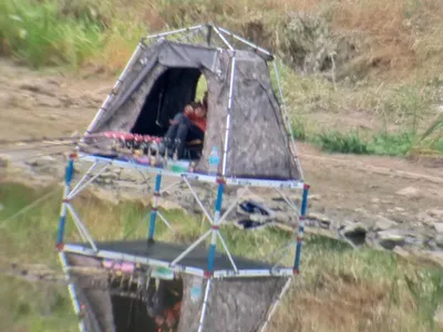 무료터 청미천의 모습