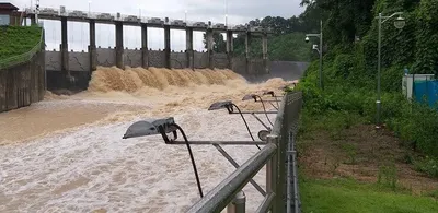 고삼지---물방류 모습
