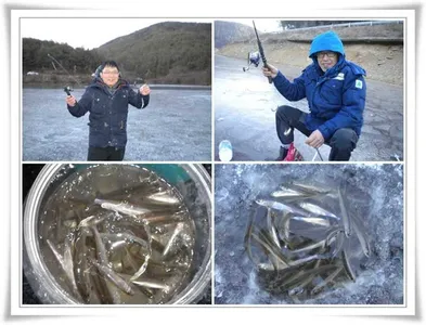 빙어낚시 시작 ~~