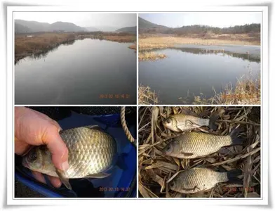 물낚시와 소류지해빙 ~~