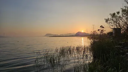 남양호의 일출과 석양