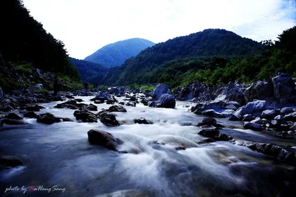 왕피천 트레킹에서