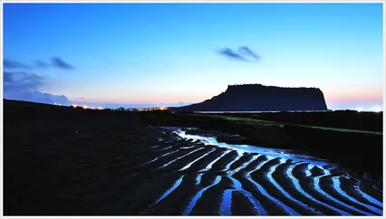 성산 일출봉 여명