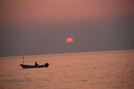 대마도 낚시중에
