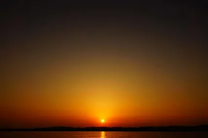 올 봄 부남호 일몰