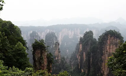 황룡동굴 원가계천문산등